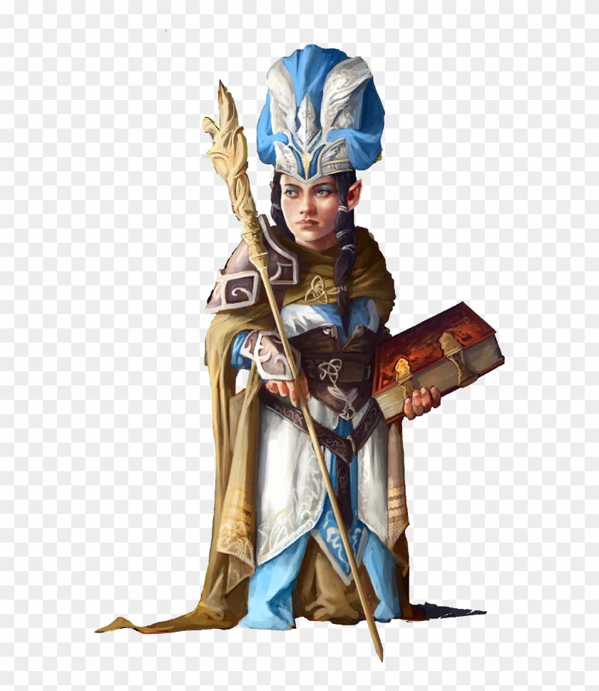 High Priestess Of Bahamut - Gnome Concept Art Clipart