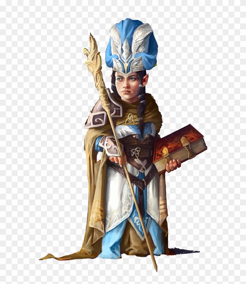 High Priestess Of Bahamut - Gnome Concept Art Clipart #4642821
