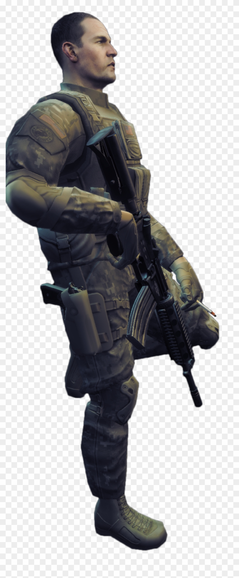 Report Rss Spec Ops Smoking - Soldier Clipart