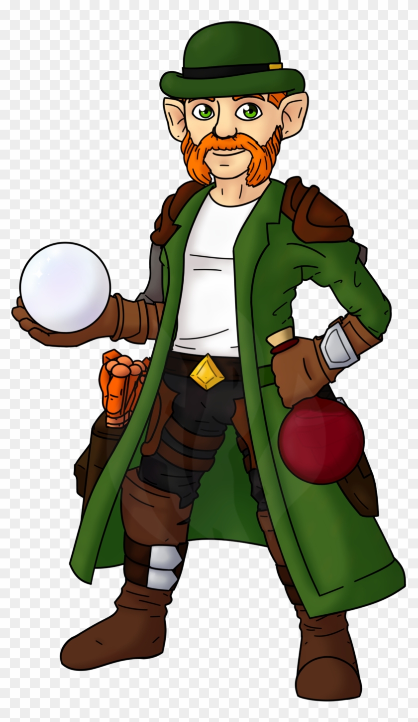 Commission For Thatnogoodnoob Of Their Halfling Warlock - Cartoon Clipart #4642912