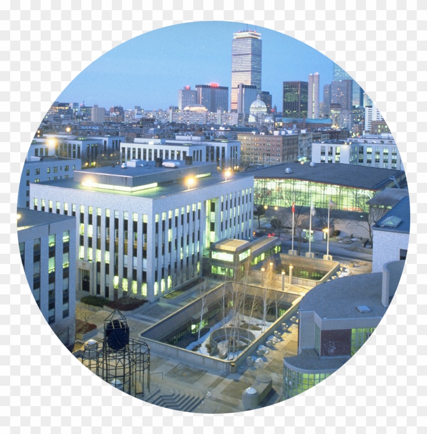 Nu Campus At Night Courtesy Northeastern Png - Metropolitan Area Clipart