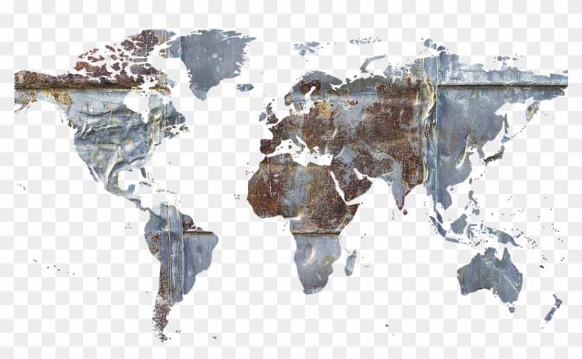 Uncertainty Pushes Small Business Into New Markets - Transparent Background World Map Png Black Clipart