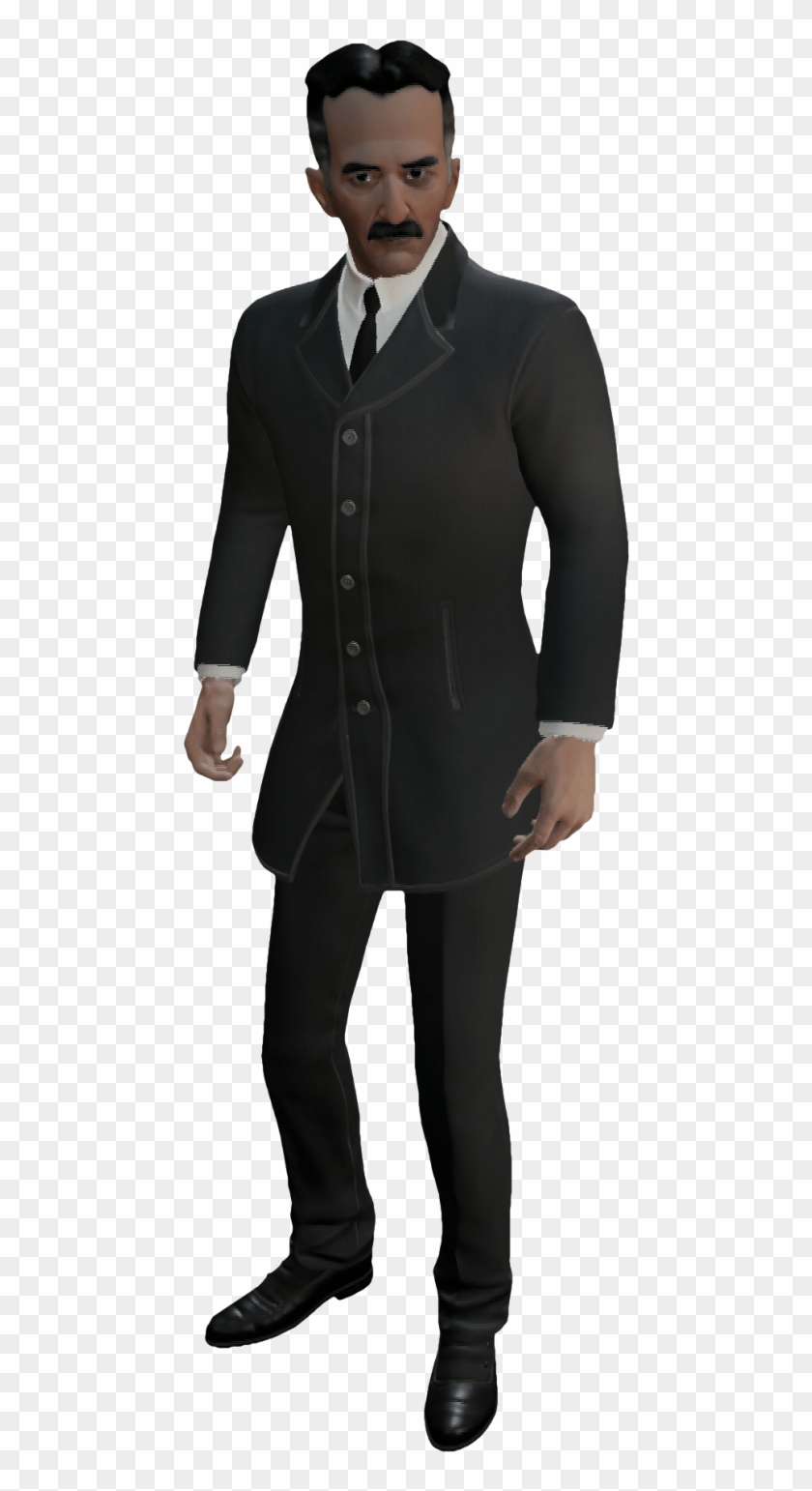 Nikola Tesla - Bordowy Garnitur Ślubny Z Kamizelka Clipart #4643067