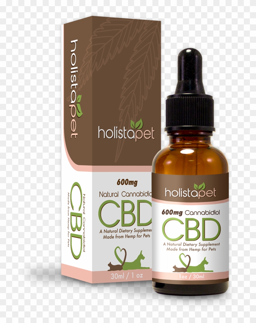 Holistapet Cbd Pet Tincture 600mg Dropper Bottle - Cbd Oil Dogs Clipart #4643280
