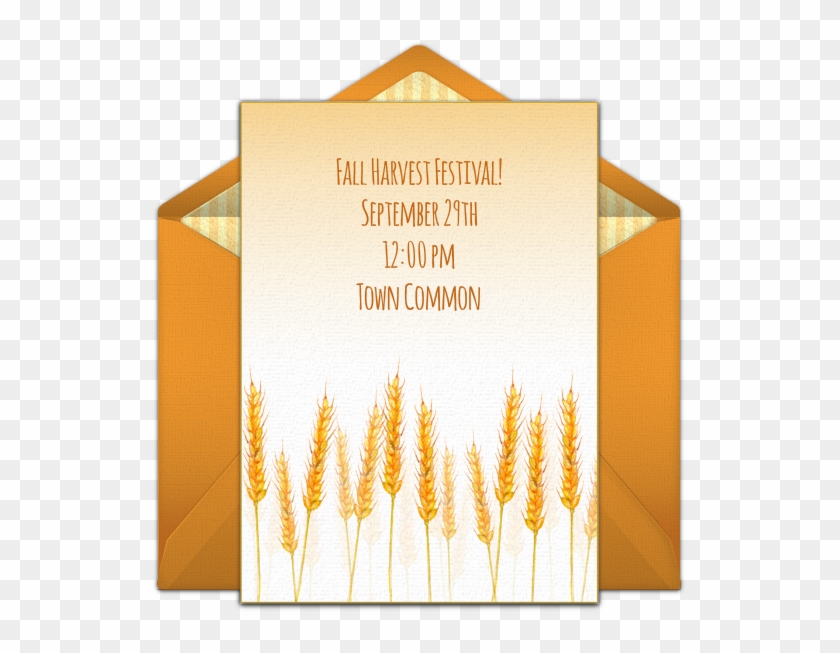 Corn Field Online Invitation - Party Clipart #4643629