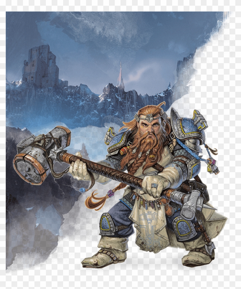 I Always Liked This Version Of The Halfling - Dungeons And Dragon Dwarf Cleric Clipart