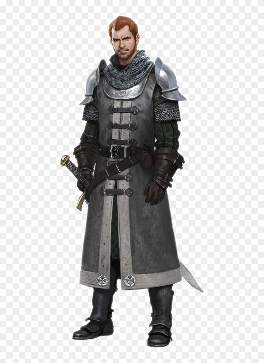 Sir Aberard - Soldier Stat Block 5e Clipart