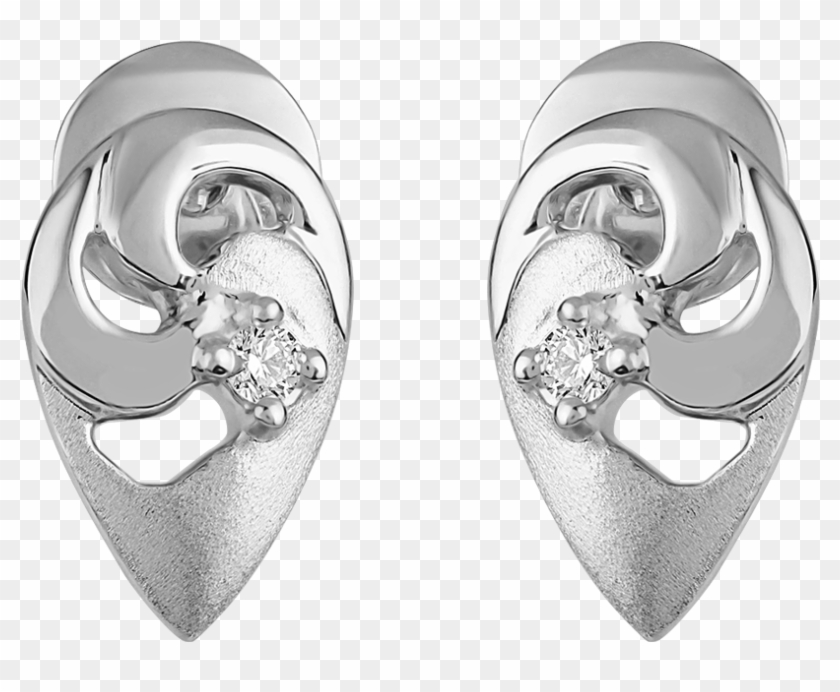 Teardrops Stud Earring - Earrings Clipart #4643964