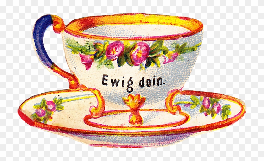 Belle Epoque Tea Cup No - Coffee Cup Clipart #4644348