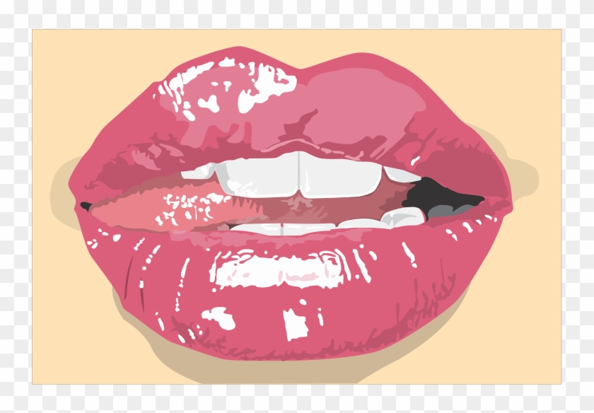 Free Vector Sexy Mouth - Sexy Tongue Sticking Out Clipart #4644754
