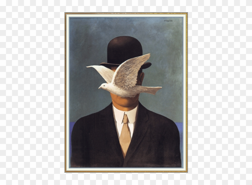 The First Is Magritte's Man In The Bowler Hat, Which - René Magritte Clipart