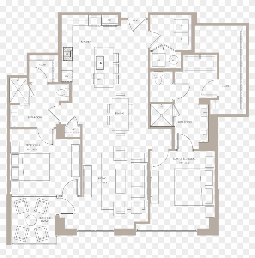 Cypress Iii A3 - Floor Plan Clipart