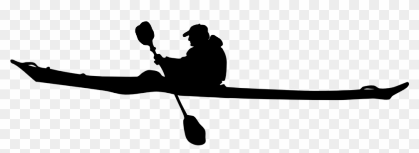 Kayak Clipart Shadow - Kayaking Png Transparent Png #4645435