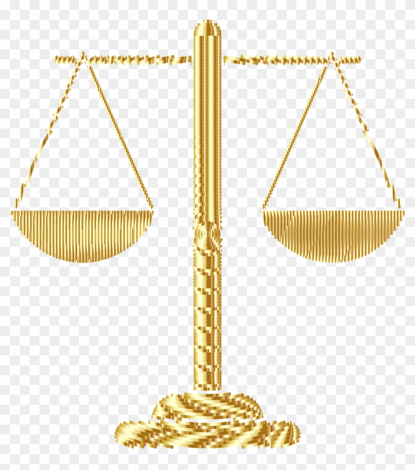 Elements Of The Crime - Lady Justice Gold Png Clipart #4645526