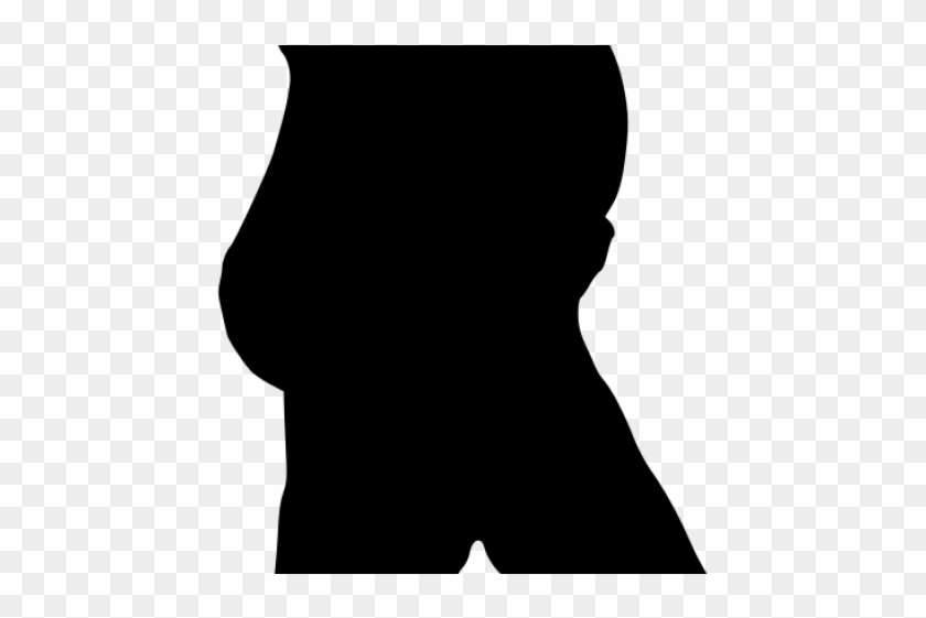 Pregnant Woman Silhouette - Silhouette Clipart