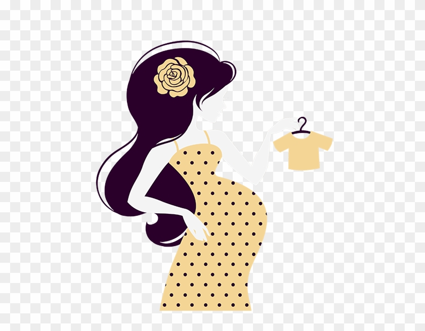 Mom And Baby, Woman Silhouette, Envelopes, Family Life, - Pregnant Mother Creative Clipart #4645725