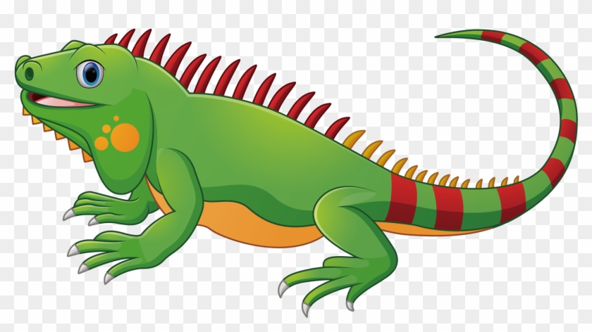 Lizard Chameleons Transprent - Alphabet I For Iguana Clipart #4646076