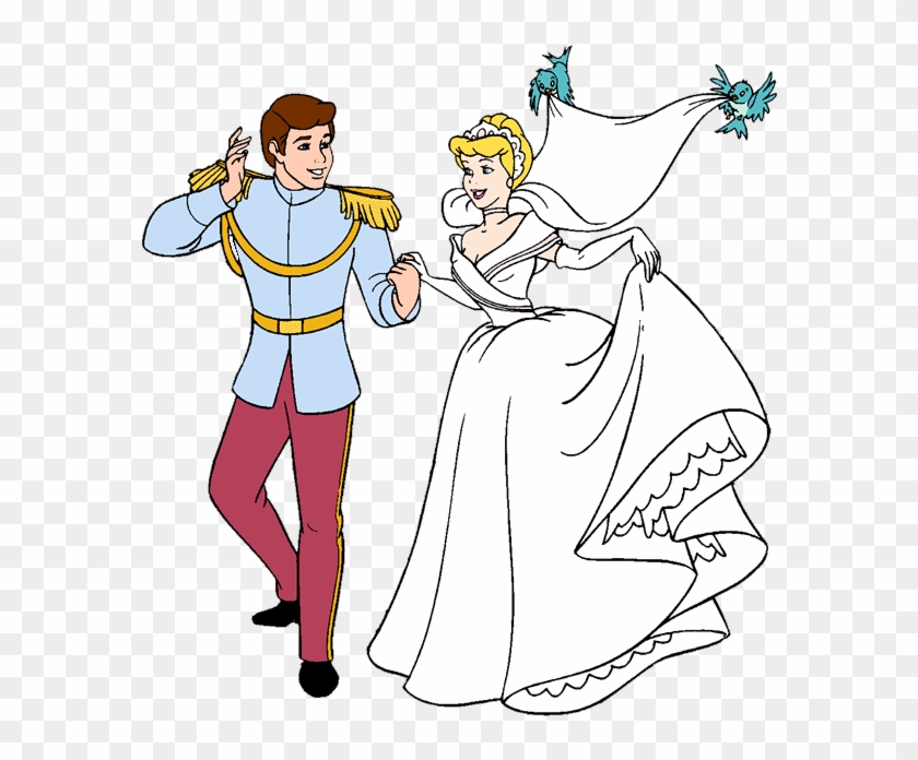 Cinderella Clip Art - Cinderella And Prince Clipart - Png Download #4646370