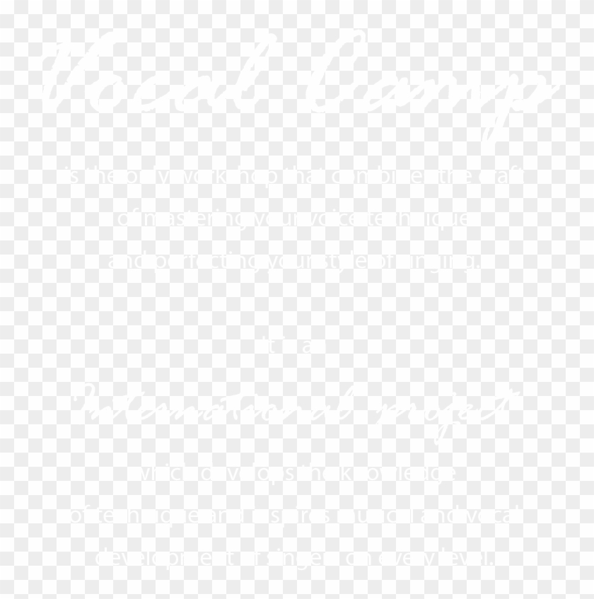 Warsawvocalstudio - Johns Hopkins Logo White Clipart