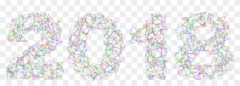 Calendario 2018 Nuovo Testo Tempo Tipo Tipografia - Circle Clipart