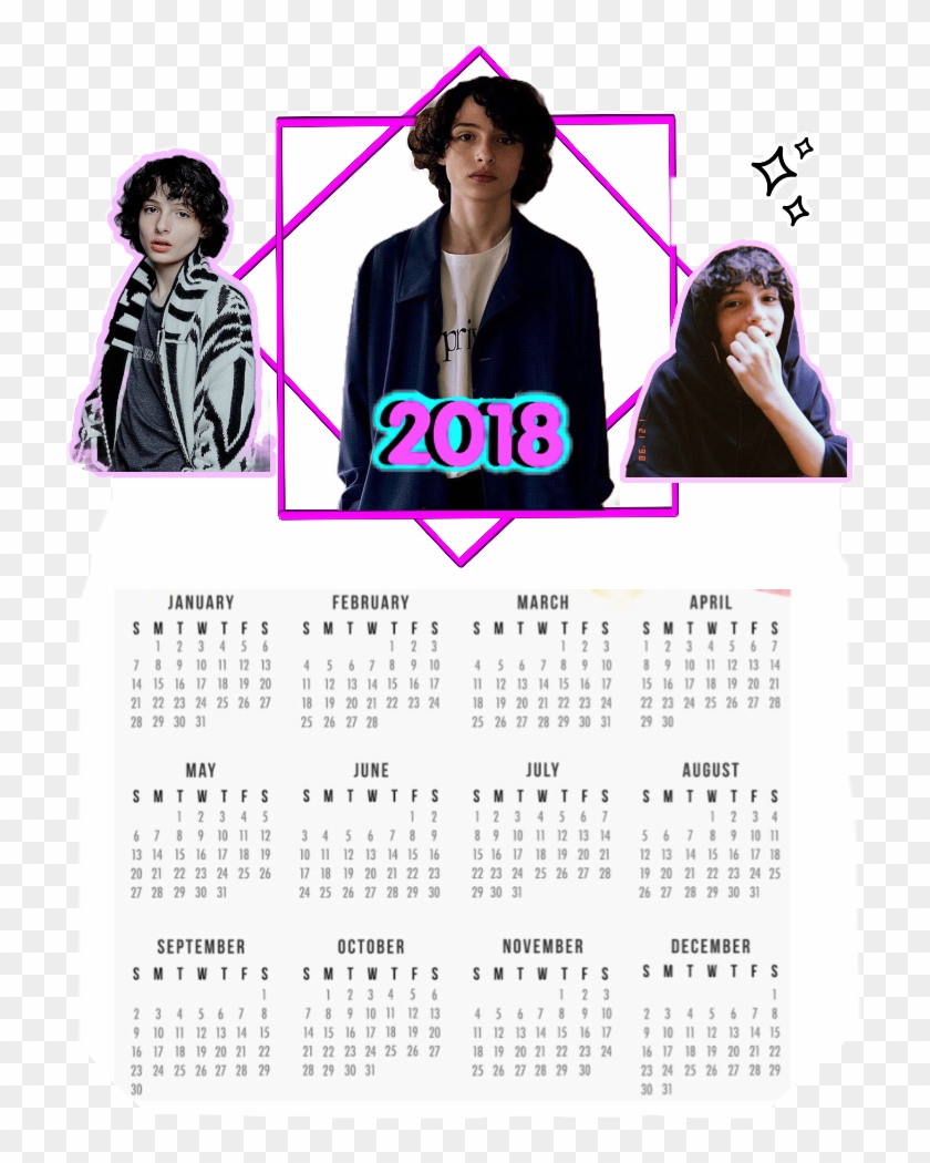 #finnwolfhard #calendario #strangerthings - 2019 Disney Calendar Printable Clipart #4646959