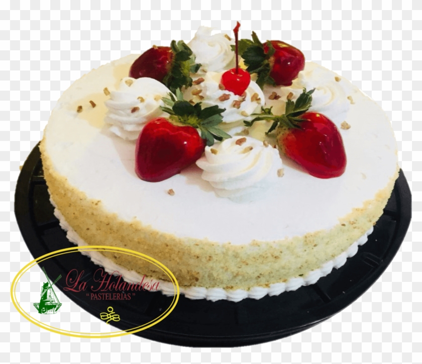 Fresas Con Crema - Fruit Cake Clipart #4647105