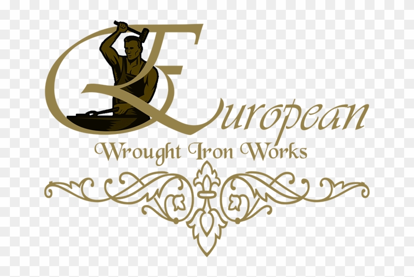 European Wrought Iron Works - Calligraphy Clipart #4647381
