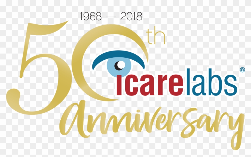 Icare Labs 50th Anniversary Logo - Graphic Design Clipart