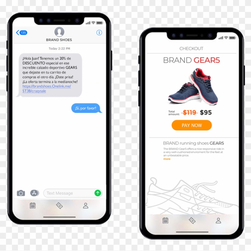Usando La Api De Onelink, Puedes Crear Conexiones Profundas - Iphone Clipart
