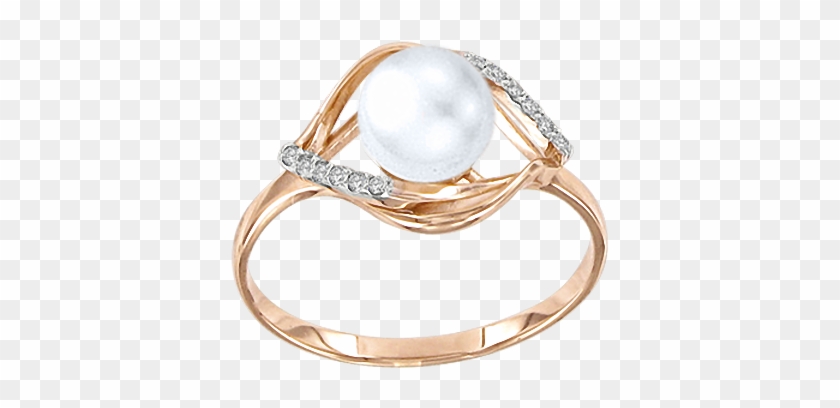 Lady´s Ring In Red Gold Of 585 Assay Value With Zirconia, - Pre-engagement Ring Clipart