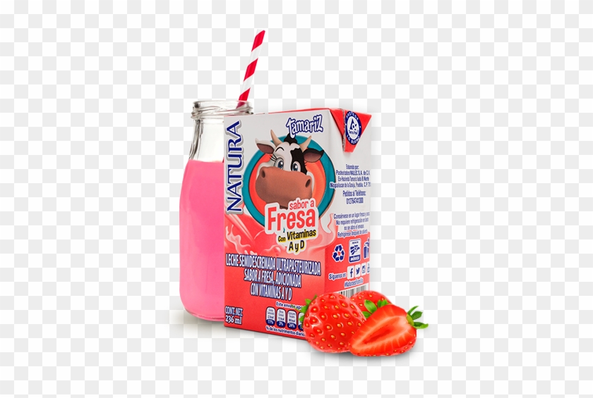 Leche Tamariz Saborizada Fresa - Strawberry Clipart