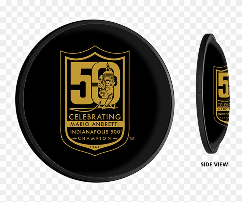 Mario Andretti 50th Anniversary Round Plastic Illuminated - Mario Andretti 2019 Clipart #4648400
