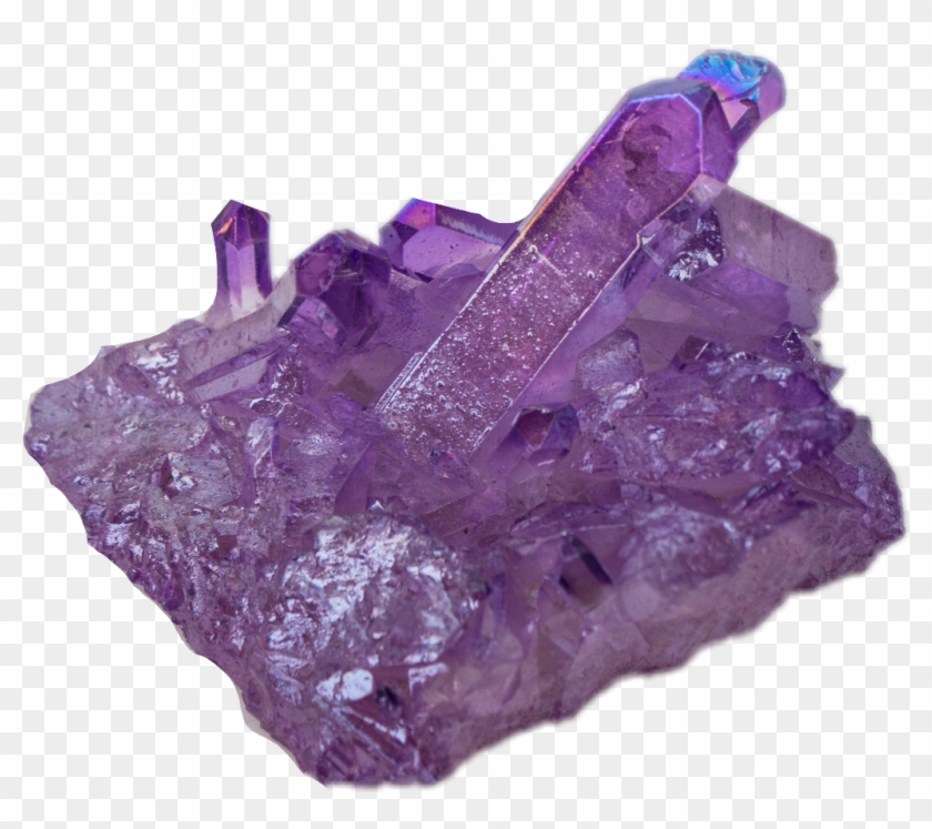 #crystal #crystals #cluster #auraquartz #aura #quartz - Amethyst Clipart #4648491