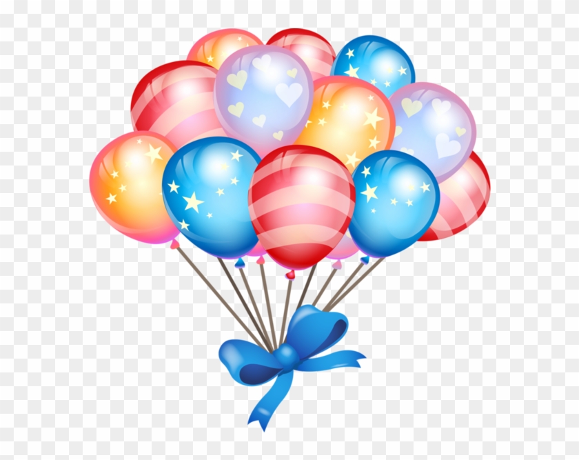 Ballons Anniversaire Png - Cute Happy Birthday Balloons Clipart Transparent Png #4648708