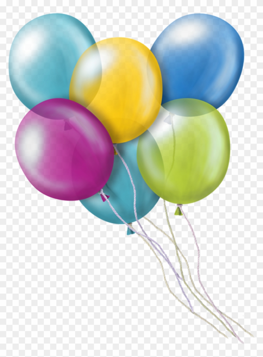 Ballon Baudruche Png - Birthday Balloons Blue Png Clipart #4648894