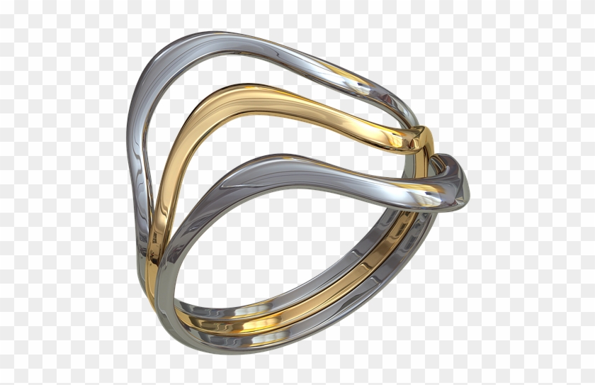 Ring White Yellow Gold Ornament - Bangle Clipart