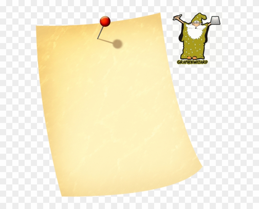 Pinned Note - Illustration Clipart #4649642