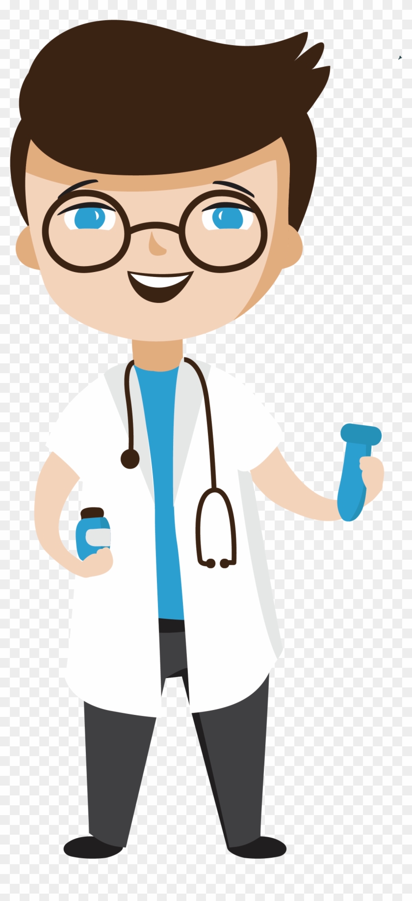 Cartoon Picture Of A Doctor - หมอ การ์ตูน Clipart #4649645