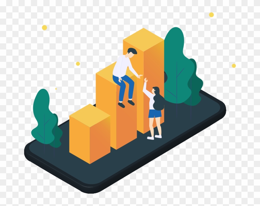 Get Quality Users At Scale - Illustration Clipart