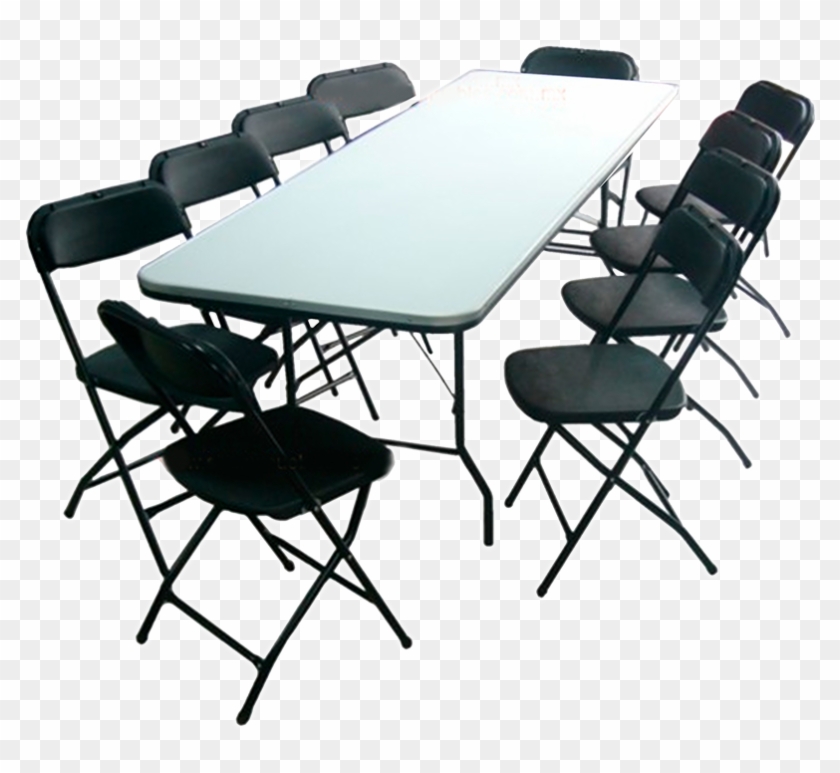Tablon Con 10 Sillas - Sillas Plegables Con Mesa Clipart
