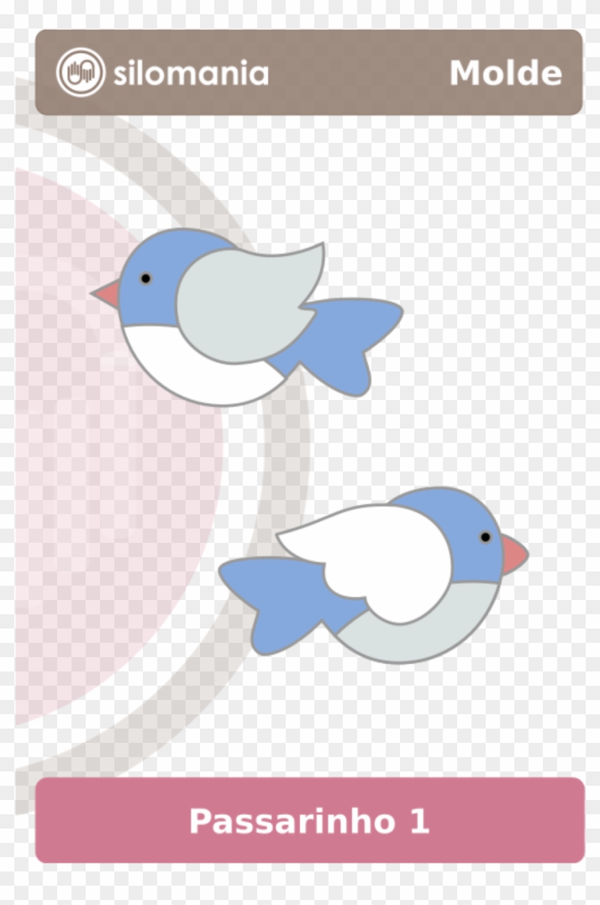 Molde De Passarinho Clipart #4650472
