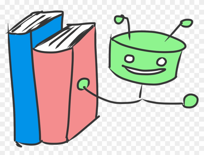 Books Read Robot Literature Recommendation - Mind Map Sastra Template Clipart