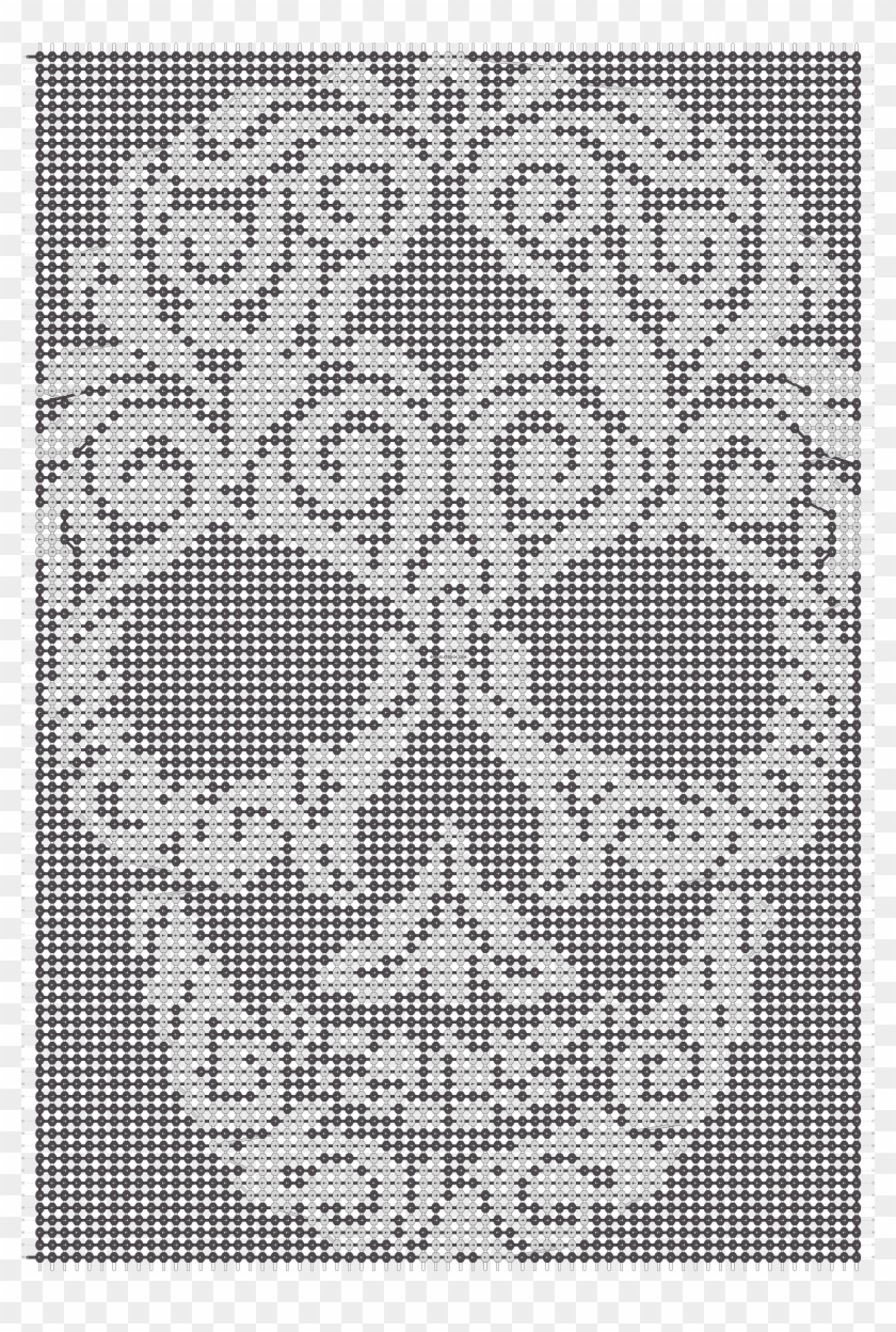 Alpha Friendship Bracelet Pattern - Caveira De Croche Grafico Clipart