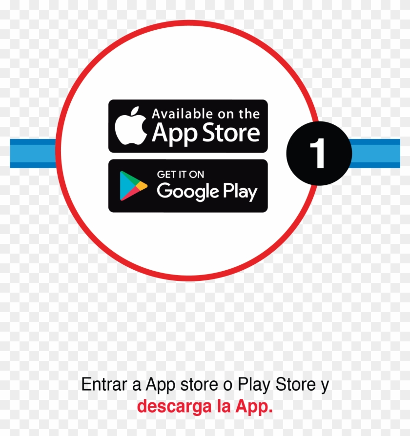 1 - Available On The App Store Clipart
