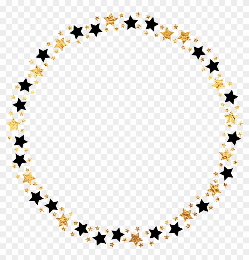 #ftestickers #design #vector #decoration #shape #gold - Circle Clipart #4651035