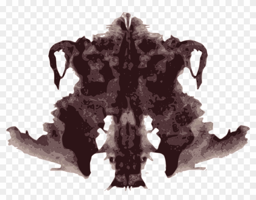Ink Blot Png - Rorschach Test Clipart #4651576