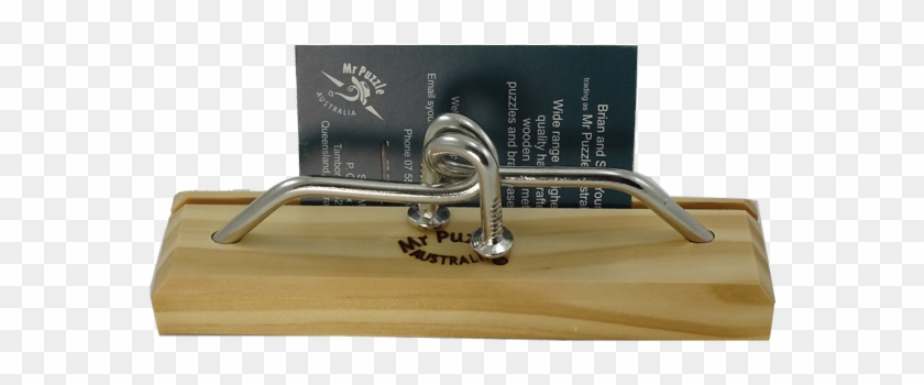 Metal Nail Puzzle On Wood Stand - Plywood Clipart