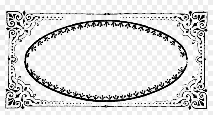 I Love The Distressed Look Of The Illustration, Which - Flourish Old Borders And Frames Clipart #4652554