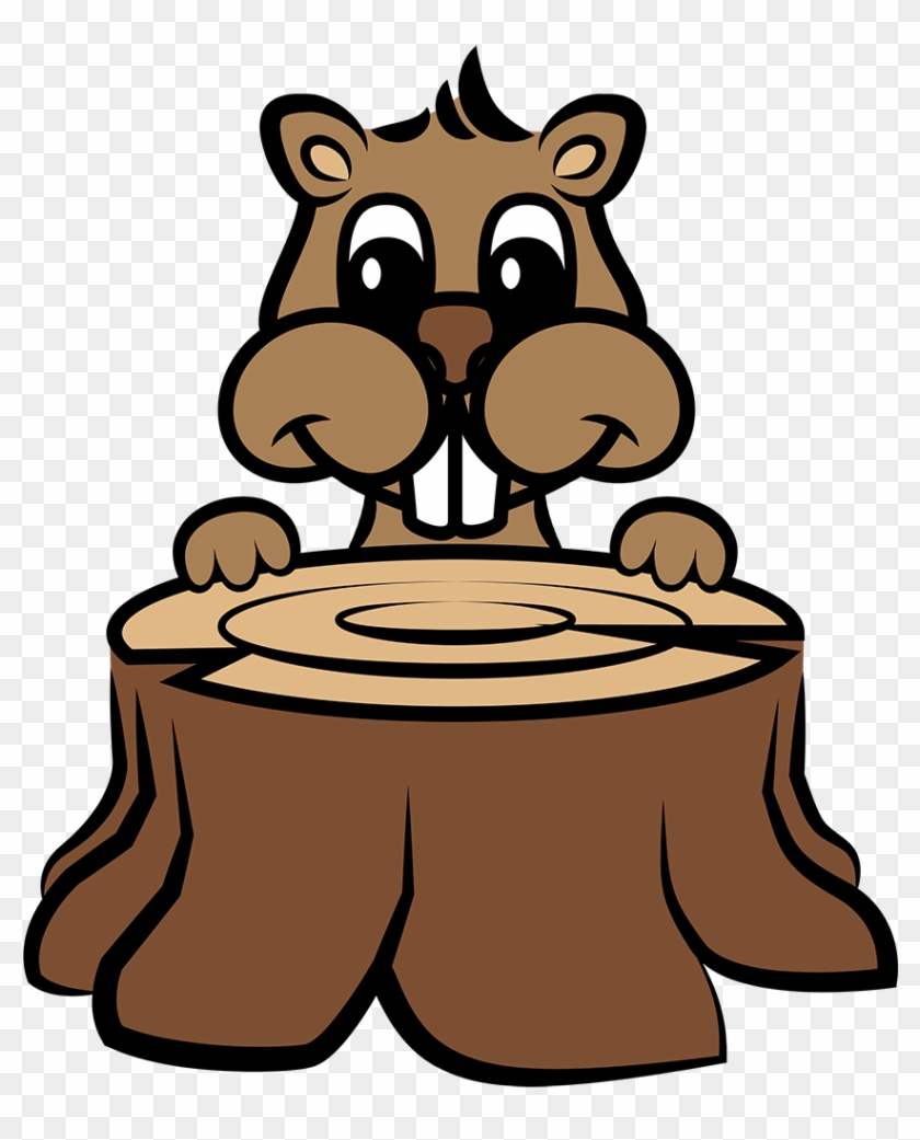 Gopher Grinding - Melancholy Cartoon Clipart #4652700