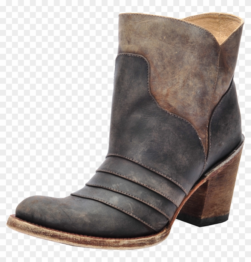 Circle G Women's Distressed Ankle Boot - Boot Clipart